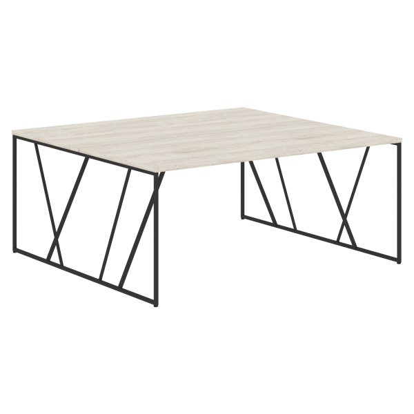 Стол двойной LOFTIS LWST 1716 1760х1606х750 (Сосна ЭдмонтЧерный)