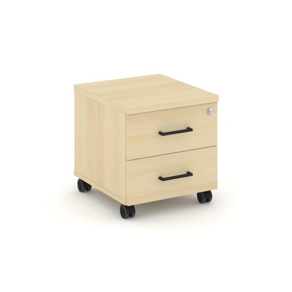 Тумба мобильная 2 ящика стандартные колеса SN.TM-001 (416х460х437)