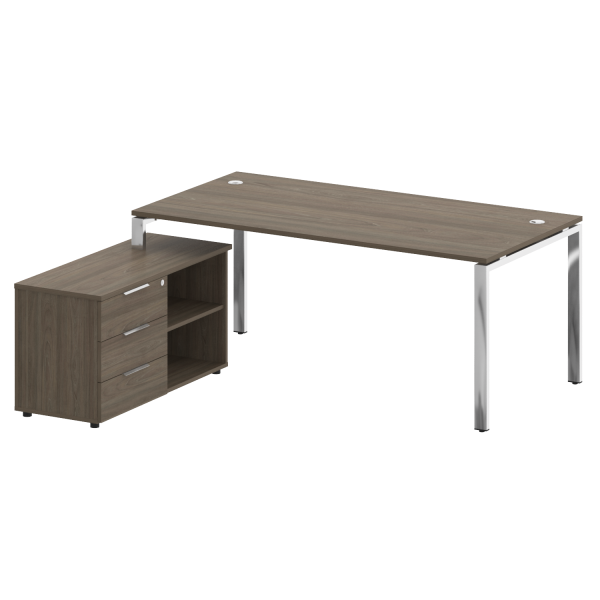 Стол для руководителя с тумбой левый БГ.СРТ-5.9 (L) 1900x1720x750