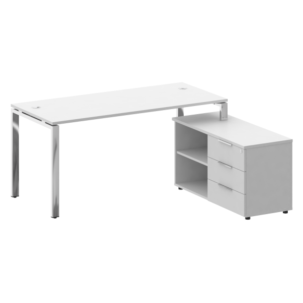 Стол для руководителя с тумбой правый БГ.СРТ-4.7 (R) 1700x1520x750