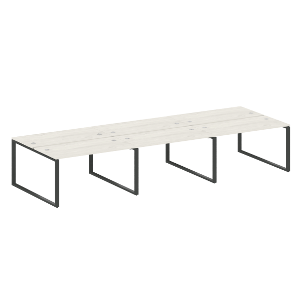 Рабочая станция Metal System Style БО.СМ-6.3 4200x1475x750 (Дуб Наварра/Антрацит металл)