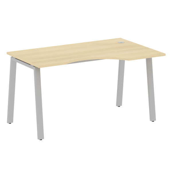 Стол криволинейный правый Metal System Style БА.СА-2 Пр 1400x900x750