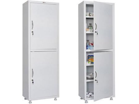 Медицинский шкаф HILFE МД 1 1760/SS (Белый)