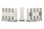 Набор стеллажа 1 сторонний, 3 яруса SN.NS-341 (1488х400х1248)