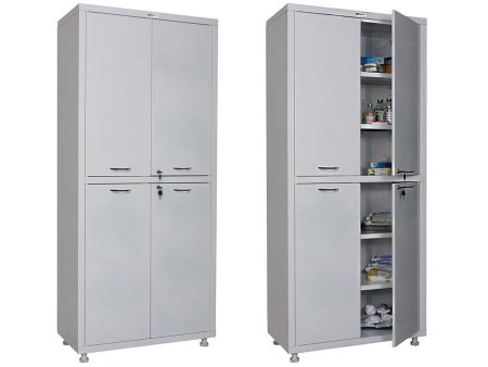 Медицинский шкаф HILFE МД 2 1780/SS (Белый)