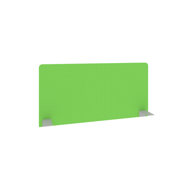 Экран тканевый Slim С.ТЭКР-3 Ткань зеленая/крепление серое 890x450x22