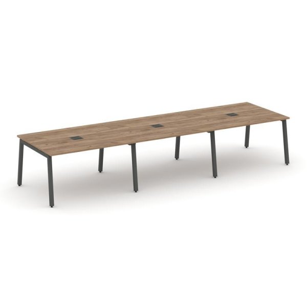 Стол переговорный SN-5A.SPRG-053 (4410х1180х750) (Дуб Табак/Металл Антрацит)