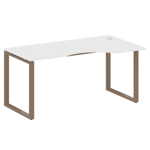 Стол криволинейный левый Metal System Style БО.СА-1 Пр 1600x900x750