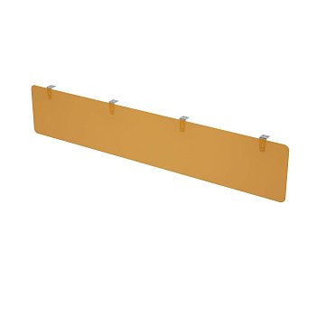 Экран подстольный оргстекло Gloss 9НЭК.020.1 Оранжевый 1400x4x300